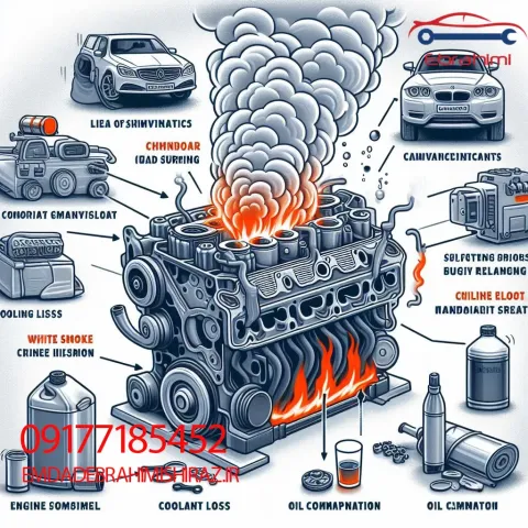 the cause of car gasketing and the symptoms of cylinder head gasket burning